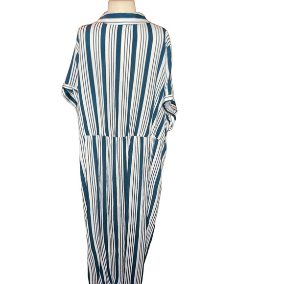 Torrid Maxi Rayon Slub Button Front Godet A-line Dress 5x 28 - Picture 6 of 8